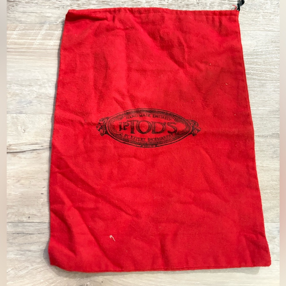 Tod's  Red Dust Bag